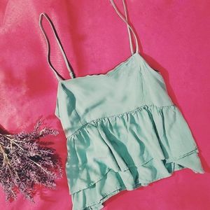 Forever XXI Tiered Mint Babydoll Cami [NWOT]